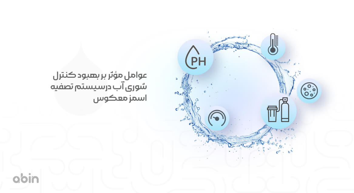 عوامل موثر بر بهبود کنترل شوری آب سیستم اسمز معکوس